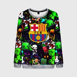 Мужской свитшот Minecraft x barcelona fc