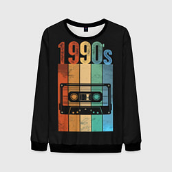 Свитшот мужской 90ые годы, цвет: 3D-черный