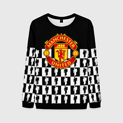 Мужской свитшот Манчестер Юнайтед люди паттерн