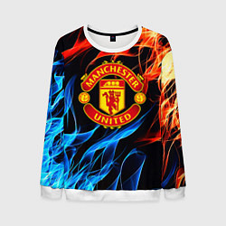 Мужской свитшот Манчестер Юнайтед огонь битва