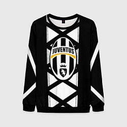 Мужской свитшот Ювентус геометрия полосы линии