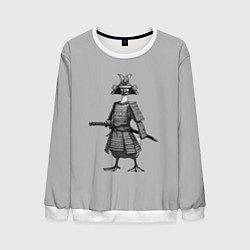 Мужской свитшот Гусь-самурай с катаной