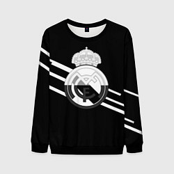 Мужской свитшот Реал Мадрид полосы текстура линии