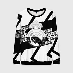 Мужской свитшот Реал Мадрид краски полосы