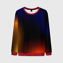 Свитшот мужской Color black red blue, цвет: 3D-красный