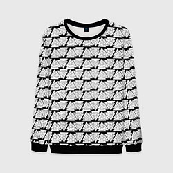 Мужской свитшот Символы валькнут как защитная кольчуга