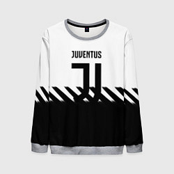 Мужской свитшот Ювентус полосы геометрия линии