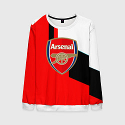 Свитшот мужской Арсенал геометрия спорт, цвет: 3D-белый