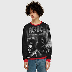 Свитшот мужской AC/DC, цвет: 3D-красный — фото 2