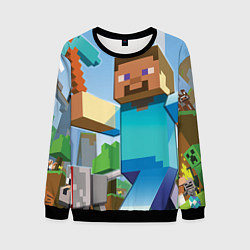 Мужской свитшот Minecraft World