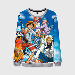 Свитшот мужской One Piece, цвет: 3D-меланж