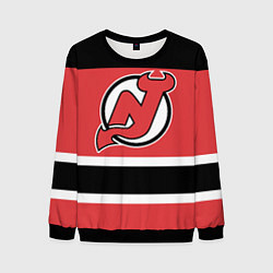 Свитшот мужской New Jersey Devils, цвет: 3D-черный