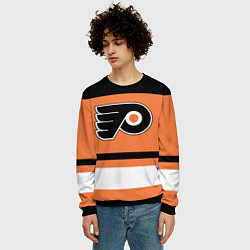 Свитшот мужской Philadelphia Flyers, цвет: 3D-черный — фото 2