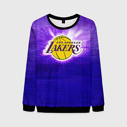 Свитшот мужской Los Angeles Lakers, цвет: 3D-черный