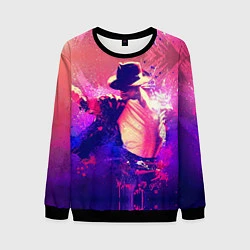 Свитшот мужской Michael Jackson: Moon, цвет: 3D-черный