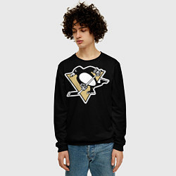 Свитшот мужской Pittsburgh Penguins: Malkin, цвет: 3D-черный — фото 2