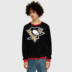 Свитшот мужской Pittsburgh Penguins: Crosby, цвет: 3D-красный — фото 2