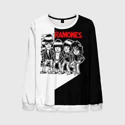 Свитшот мужской Ramones Boys, цвет: 3D-белый