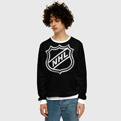 Свитшот мужской NHL, цвет: 3D-белый — фото 2