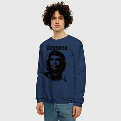Свитшот хлопковый мужской Che Guevara, цвет: тёмно-синий — фото 2
