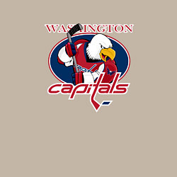 Свитшот хлопковый мужской Washington Capitals Hockey, цвет: миндальный — фото 2