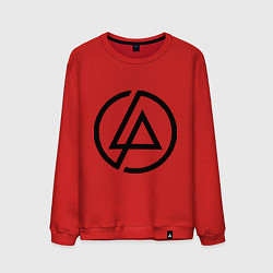 Свитшот хлопковый мужской Linkin Park: Sybmol, цвет: красный