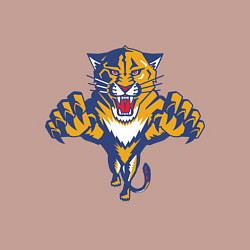 Свитшот хлопковый мужской Florida Panthers, цвет: пыльно-розовый — фото 2