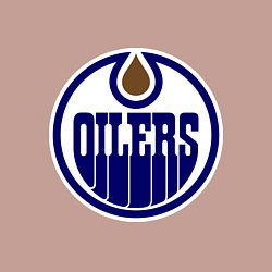 Свитшот хлопковый мужской Edmonton Oilers, цвет: пыльно-розовый — фото 2