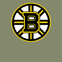 Свитшот хлопковый мужской Boston Bruins, цвет: авокадо — фото 2