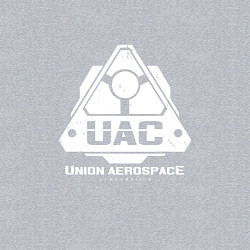 Свитшот хлопковый мужской UAC, цвет: меланж — фото 2