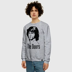 Свитшот хлопковый мужской The Doors, цвет: меланж — фото 2