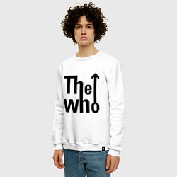 Свитшот хлопковый мужской The Who, цвет: белый — фото 2