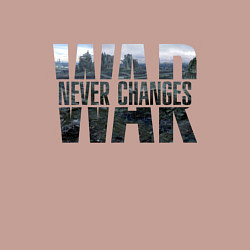 Свитшот хлопковый мужской War never changes, цвет: пыльно-розовый — фото 2
