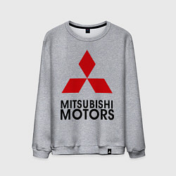 Свитшот хлопковый мужской Mitsubishi, цвет: меланж