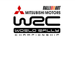Свитшот хлопковый мужской Mitsubishi wrc, цвет: белый — фото 2