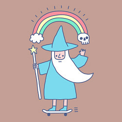 Свитшот хлопковый мужской Skate mage, цвет: пыльно-розовый — фото 2