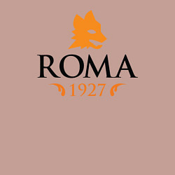 Свитшот хлопковый мужской AS Roma 1927, цвет: пыльно-розовый — фото 2