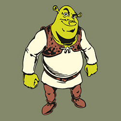 Свитшот хлопковый мужской Shrek 3, цвет: авокадо — фото 2