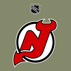 Свитшот хлопковый мужской New Jersey Devils: Kovalchuk 17, цвет: авокадо — фото 2