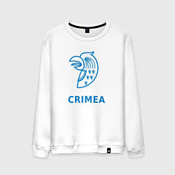 Свитшот хлопковый мужской Crimea, цвет: белый