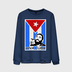Мужской свитшот Fidel: Viva, Cuba!