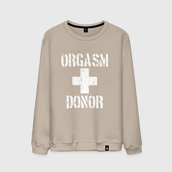 Мужской свитшот Orgasm + donor