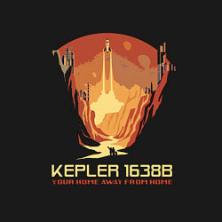 Свитшот хлопковый мужской Ваш дом вдали от дома, цвет: черный — фото 2