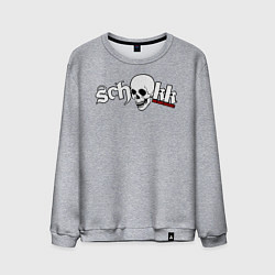 Свитшот хлопковый мужской Schokk, цвет: меланж
