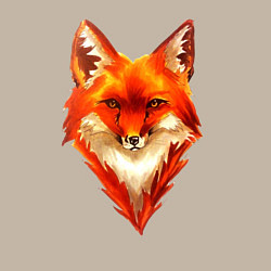 Свитшот хлопковый мужской Огенный лис, цвет: миндальный — фото 2