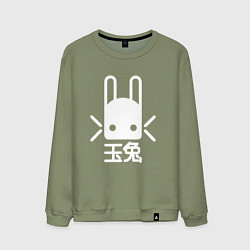 Свитшот хлопковый мужской Destiny Rabbit, цвет: авокадо