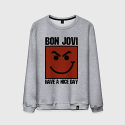 Мужской свитшот Bon Jovi: Have a nice day