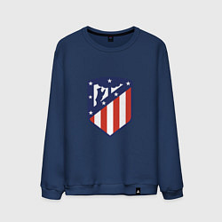 Свитшот хлопковый мужской Atletico Madrid, цвет: тёмно-синий