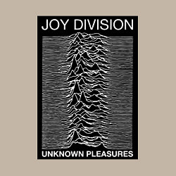 Свитшот хлопковый мужской Joy Division: Unknown Pleasures, цвет: миндальный — фото 2