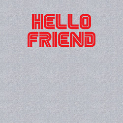 Свитшот хлопковый мужской Hello Friend, цвет: меланж — фото 2